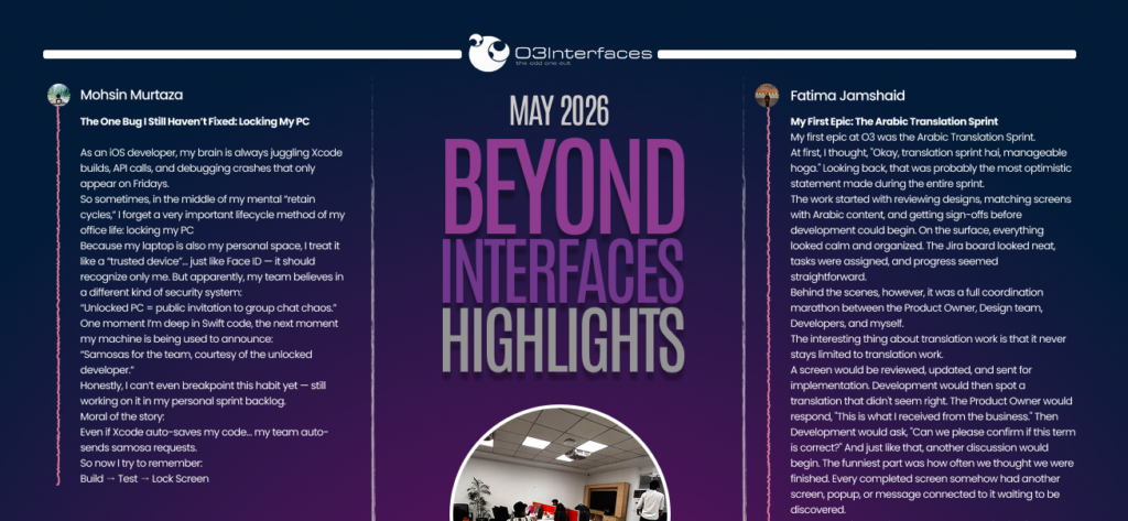 Beyond Interfaces | May Edition