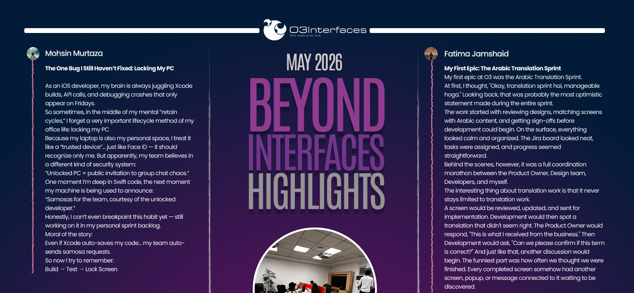 Beyond Interfaces | May Edition